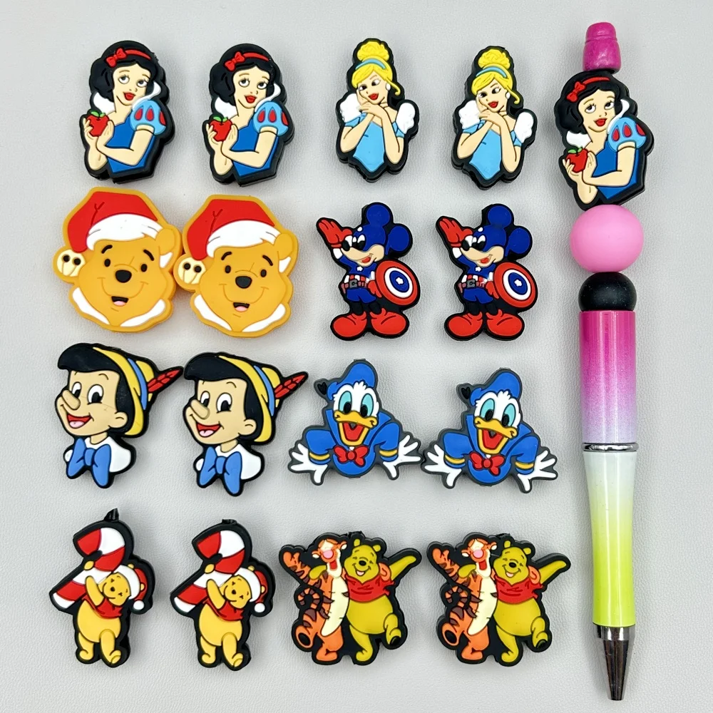 Baby Food Game - 10PC DIY Cartoon Mini Silicone Beads