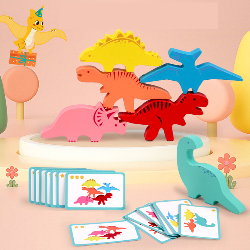 Wooden Balance Blocks Toys For - đánh giá và giá Baby Food Game