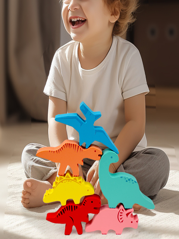 Wooden Balance Blocks Toys For - đánh giá và giá Baby Food Game