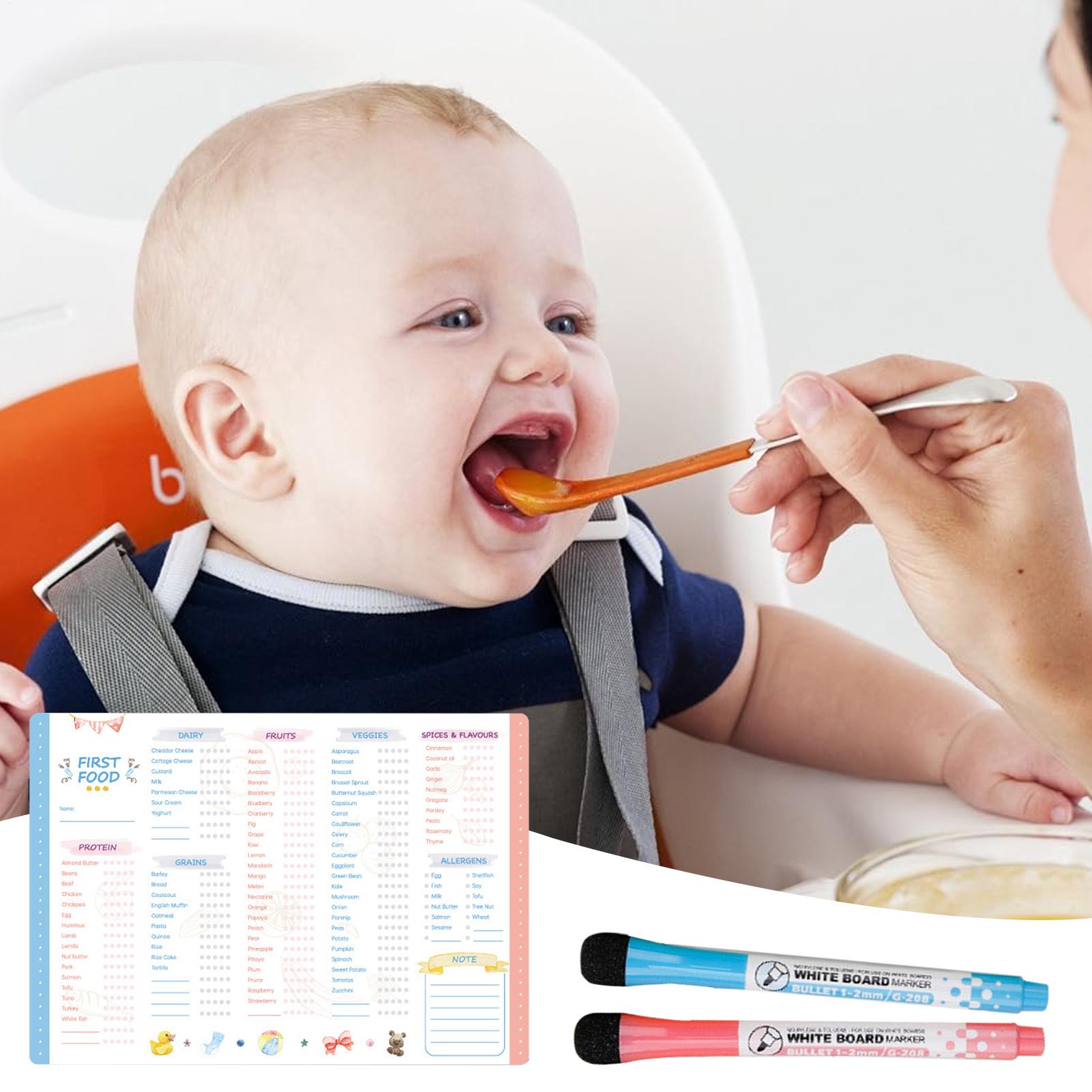 Baby First Foods Checklist Mag - đánh giá và giá Baby Food Tracker