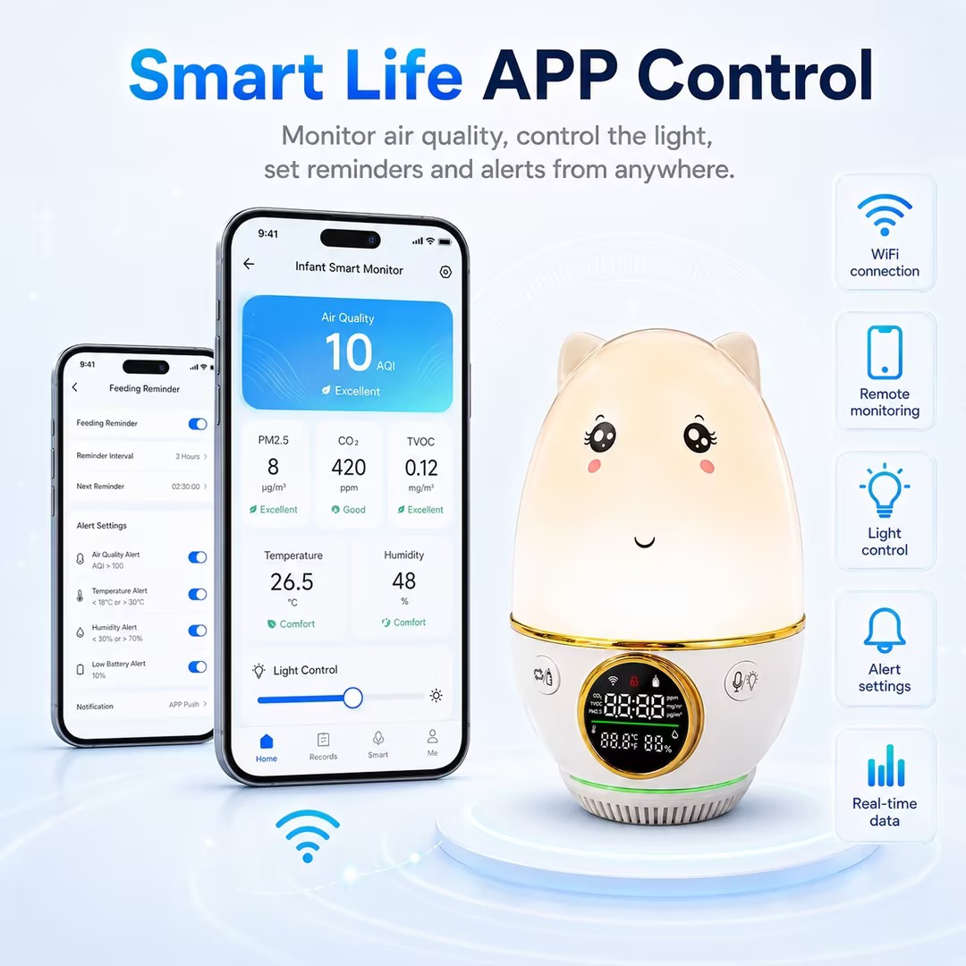 Smart Baby Monitor, Three Type - đánh giá và giá Baby Food Tracker